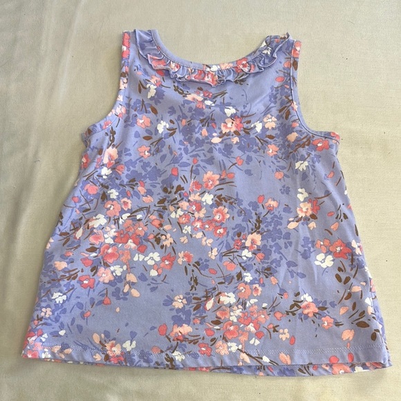 The Children's Place - Floral Blue and Pink Tank Top - Picture 4 of 4